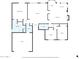 Detailed floor plan of a residential home, showcasing the layout of rooms and overall design at 5421 E Michelle Dr, Scottsdale, AZ 85254