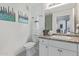 Bathroom featuring an expansive mirror and countertop at 6900 E Princess Dr # 1228, Phoenix, AZ 85054