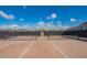 Outdoor tennis courts with a blue sky and mountain views at 7210 E Camino Rayo De Luz --, Scottsdale, AZ 85266