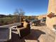 Outdoor patio featuring furniture and golf course views at 10222 E Southwind Ln # 1054, Scottsdale, AZ 85262