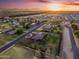 Aerial view of property showing its placement within the neighborhood, with mountain views at 1096 W Via De Palmas --, San Tan Valley, AZ 85140