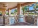 Built-in outdoor kitchen area with stainless steel appliances at 1096 W Via De Palmas --, San Tan Valley, AZ 85140