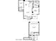 Detailed floor plan showcasing the layout of the first and second floors with room dimensions at 11300 N Casa Dega Dr # 1020, Surprise, AZ 85388