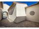 Charming courtyard with paved flooring and white textured walls at 12047 E Sereno Rd, Gold Canyon, AZ 85118