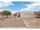 Charming single-story home featuring a low-maintenance yard, tile roof and an attached two-car garage at 19835 N Alta Loma Dr, Sun City West, AZ 85375