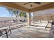 Outdoor patio and backyard, perfect for entertaining with an expansive space for seating and lounging at 36765 W Mediterranean Way, Maricopa, AZ 85138