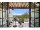 Scenic balcony with iron railings, outdoor seating, and expansive city views at 4743 N 54Th St, Phoenix, AZ 85018