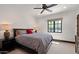 Simple bedroom design with queen bed, neutral colors, and a window at 4743 N 54Th St, Phoenix, AZ 85018