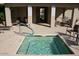 Enjoy the luxurious hot tub area with comfortable lounge chairs for relaxation at 7009 E Acoma Dr # 1044, Scottsdale, AZ 85254