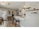 Stylish kitchen with sleek countertops, breakfast bar, and modern decor, offering a functional and attractive space at 7009 E Acoma Dr # 1044, Scottsdale, AZ 85254