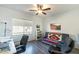 Office featuring a futon, desk, and natural light at 705 W Queen Creek Rd # 2158, Chandler, AZ 85248