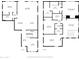 Detailed floor plan of a spacious two-story home, including room dimensions and layout at 10024 E Tamery Ave, Mesa, AZ 85212