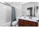 Bathroom features a sink and a shower at 11915 S 184Th Ave, Goodyear, AZ 85338