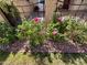 Beautiful garden featuring blooming roses and decorative rocks, adding charm to the entrance at 13620 N Hawthorn Dr, Sun City, AZ 85351