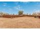 Expansive backyard with a partial fence and desert landscape, ready for customization at 2940 E South Mountain Ave, Phoenix, AZ 85042