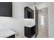 Laundry room featuring modern cabinetry, white countertops, and plenty of storage space at 33949 N Borgata Trl, San Tan Valley, AZ 85144