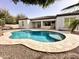 Pool with lush landscaping surrounding perimeter of pool area at 4102 E Crescent Way, Chandler, AZ 85249