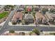 Overhead view of a residential neighborhood showcasing the home's location and surrounding properties at 4321 E Zion Way, Chandler, AZ 85249