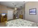 Bedroom with closet, tv and dresser at 9331 E Mclellan Rd, Mesa, AZ 85207