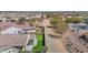 Aerial view featuring the backyard putting green at 993 E Knightsbridge Way, Gilbert, AZ 85297