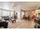 Inviting living room with plush leather seating, decorative rug, and neutral tones, creating a warm and stylish atmosphere at 17017 N 12Th St # 1106, Phoenix, AZ 85022