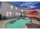 Beautiful home boasts a private pool, covered patio, and manicured backyard for outdoor enjoyment at 17916 N 183Rd Ave, Surprise, AZ 85374