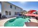 Backyard with a sparkling pool, and an inviting outdoor space for entertainment and relaxation at 17916 N 183Rd Ave, Surprise, AZ 85374