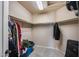 Walk-in closet equipped with clothing racks, shelves, and carpet at 17916 N 183Rd Ave, Surprise, AZ 85374
