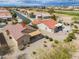 Zoomed-in aerial view of home at 188 N Nueva Ln, Casa Grande, AZ 85194