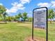 Community park sign displaying park regulations and permit requirements at 19277 N 78Th Ln, Glendale, AZ 85308