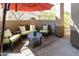 Charming patio featuring stylish outdoor furniture, ideal for enjoying the beautiful views and fresh air at 20802 N Grayhawk Dr # 1151, Scottsdale, AZ 85255