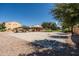 Community basketball court with playground, picnic area, ramada, mature trees, and desert landscaping at 21030 E Misty Ln, Queen Creek, AZ 85142
