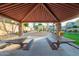 Outdoor picnic area featuring covered seating, providing a relaxing space for community gatherings at 2725 E Mine Creek Rd # 2186, Phoenix, AZ 85024