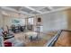 Inviting dining room features tile floors, a decorative rug, and coffered ceilings at 29437 W Columbus Ave, Buckeye, AZ 85396