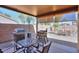 Outdoor patio with built-in barbecue, perfect for outdoor entertaining and enjoying the sunshine at 43409 W Sagebrush Trl, Maricopa, AZ 85138