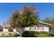 Well-maintained white home with shutters, green lawn, and mature orange tree in yard at 4510 W Keim Dr, Glendale, AZ 85301