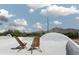 Scenic rooftop deck featuring wooden lounge chairs and stunning views of the surrounding landscape and mountains at 4955 E Indian School Rd # 5, Phoenix, AZ 85018