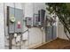 Close up of the electrical panel on the exterior of the home at 5629 E Thunderbird Rd, Scottsdale, AZ 85254