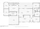 Detailed floor plan showcasing the layout of this home with dimensions and room labels at 5629 E Thunderbird Rd, Scottsdale, AZ 85254
