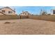 Spacious gravel backyard, privacy block fence at 7637 W North Ln, Peoria, AZ 85345