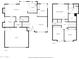 Detailed floor plan illustrating the layout of the home's two floors with room names at 7637 W North Ln, Peoria, AZ 85345