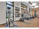 Well-equipped fitness center with modern exercise bikes and ample natural light from large windows at 7769 S Reseda St, Gilbert, AZ 85298