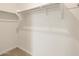 Walk-in closet features ample rod space and a neutral carpeted floor at 8576 W Trenton Ct, Florence, AZ 85132