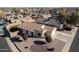 Neighborhood aerial shot showcases landscaping, driveways, and nearby homes at 14717 N 130Th Ln, El Mirage, AZ 85335
