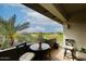 Balcony seating offers an awesome outdoor view overlooking the resort style golf course at 15802 N 71St St # 501, Scottsdale, AZ 85254