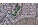 Aerial view showcasing the property's location near the golf course and surrounding community at 19475 N Grayhawk Dr # 1018, Scottsdale, AZ 85255