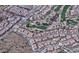 An aerial shot shows the property's location next to a golf course and multiple nearby homes at 19475 N Grayhawk Dr # 1018, Scottsdale, AZ 85255