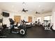 Well-equipped gym boasting treadmills, elliptical machines, and weightlifting equipment for a complete workout at 19475 N Grayhawk Dr # 1018, Scottsdale, AZ 85255
