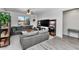 Bright living room featuring comfortable seating and stylish decor at 266 N Piedra Way, Mesa, AZ 85207