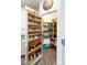 Walk-in pantry with shelving and spice rack at 266 N Piedra Way, Mesa, AZ 85207